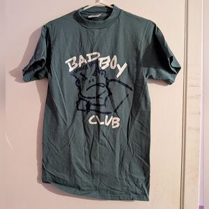 Vintage Bad Boy Club SMALL T-Shirt Graphic Tee Retro Top